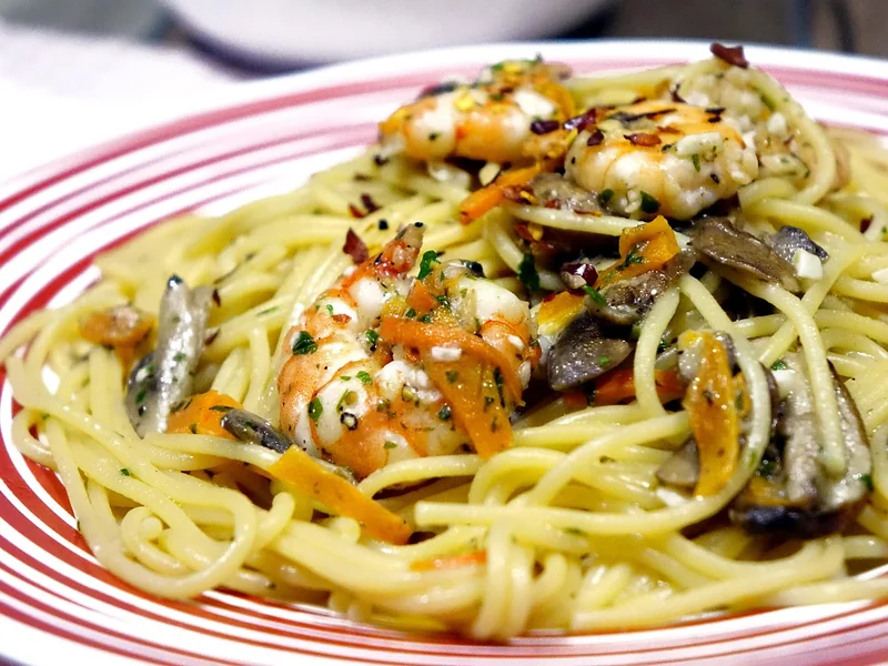 Spaghetti aglio e olio